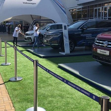 Уборка во время Volkswagen Digital Experience 2019
